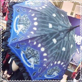 angelicpretty 　おしゃれストライプアンブレラ　アカ Angelic Pretty - アンジェリックプリティ 傘の通販 by ごまもこ's