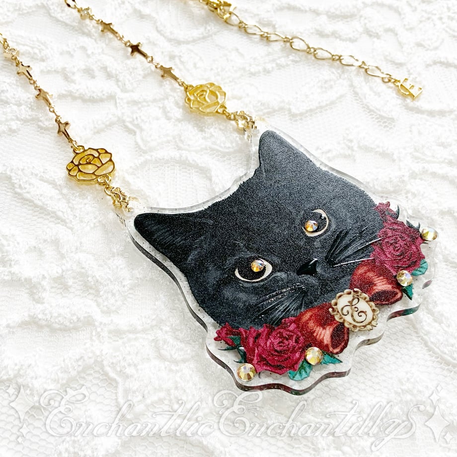 アンジェリックプリティ きまぐれバニラちゃん ネックレス 猫 cat アンジェリックプリティ きまぐれバニラちゃん ネックレス 猫