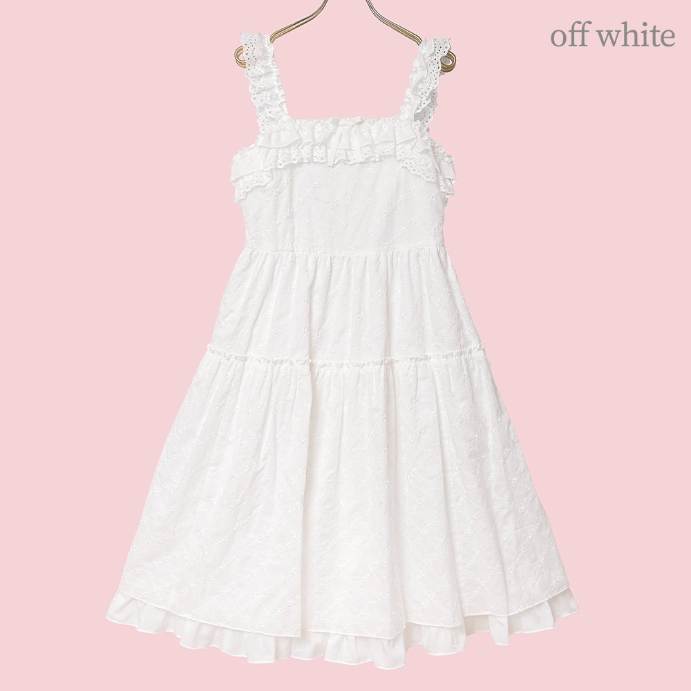 PAIN OR PLEASURE ♥ ARIEL TIERED SKIRT /追跡付 ARIEL TIERED SKIRT white - PAIN OR PLEASURE