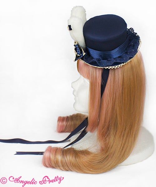 Merry Bunny Mini Hat (2017) by Angelic Pretty