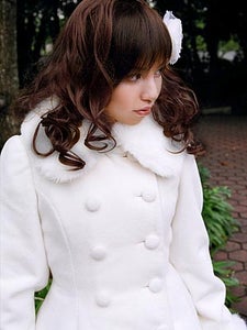 Midi Coat with Cape by Mary Magdalene Midi Coat with Cape by Mary Magdalene