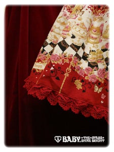 Clockwork tea party柄ルミエールJSKセット 12262578-9675-559f Clockwork tea party柄ルミエールJSKセット 12262578-9675-559f