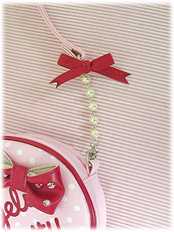 Angelic Pretty　丸型ドットポシェット Logo Polka Dot Round Bag by Angelic Pretty