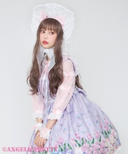 Angelic Pretty Flower Kittenジャンパースカート Flower Kitten JSK Angelic Pretty Flower Kittenジャンパースカート Flower Kitten JSK