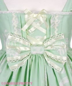 Angelic Pretty Honey Cake cafeスカート ミント Honey Cake Cafe Skirt by Angelic Pretty