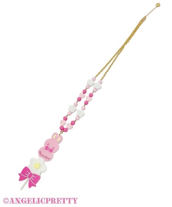 Sweet Marshmallow Pop Necklace by Angelic Pretty