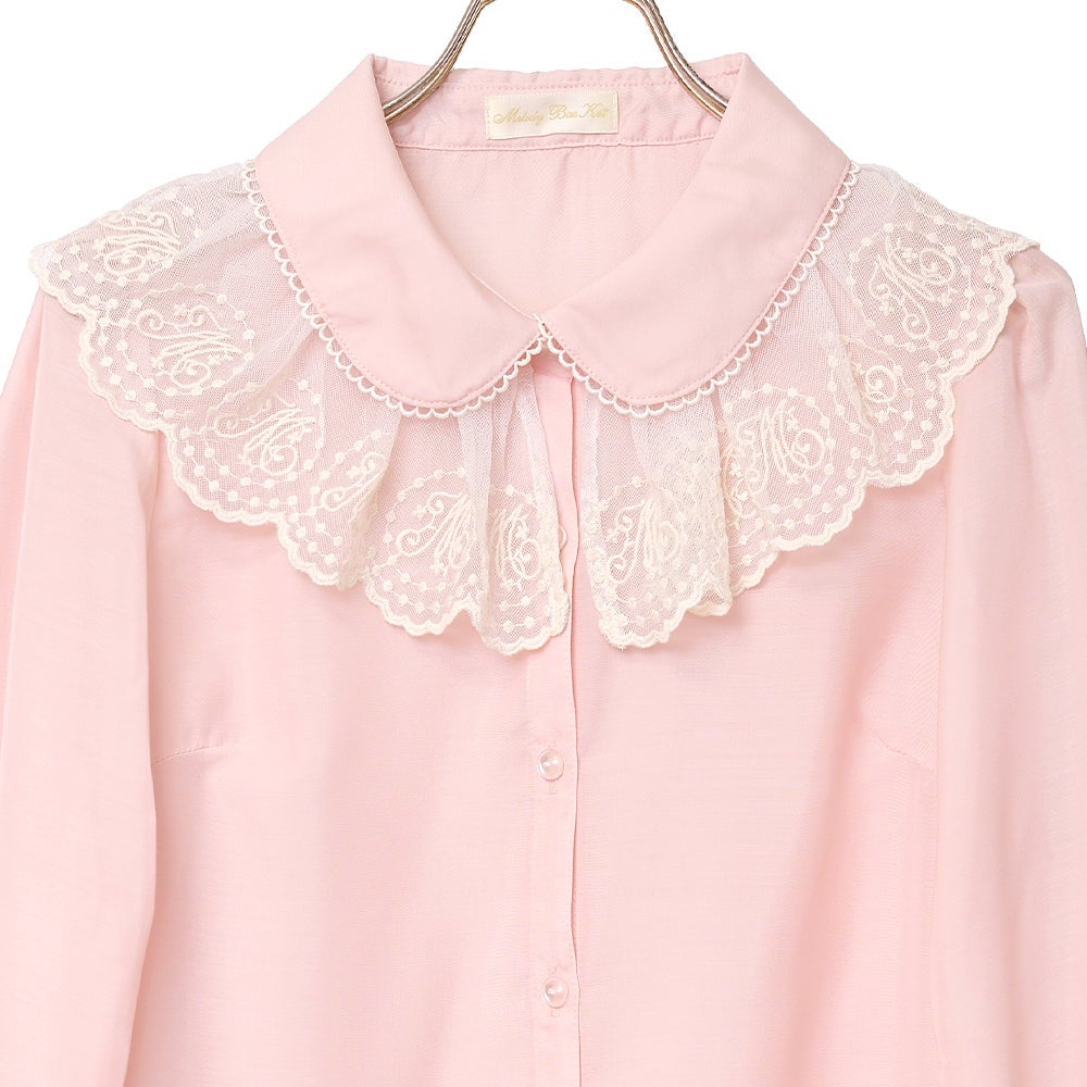 新品！お値下げ中★rosyluce Knit Lace Blouse knit lace blouse – Rosy luce
