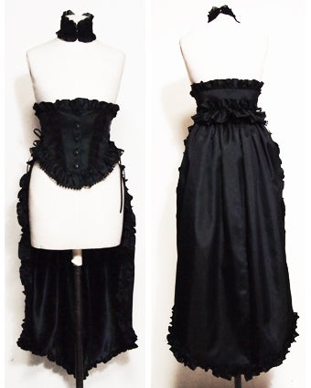 Poisson Rouge Corset by Antique Beast