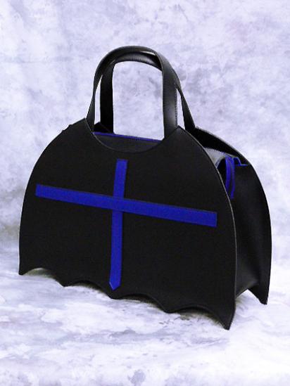 duplicate] Blue Cross Bat Hand Bag by Moi-même-Moitié