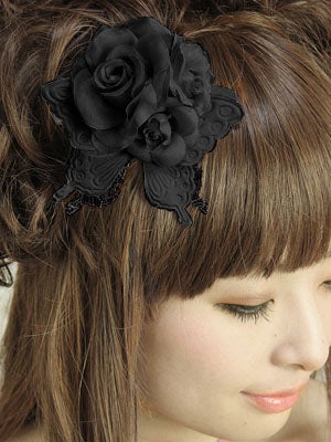 Papillon Rose Corsage by Mary Magdalene