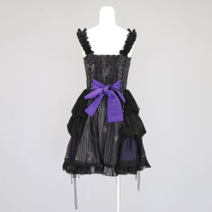 FRILL Side Lace Embroidered JSK by h.NAOTO FRILL Side Lace Embroidered JSK by h.NAOTO