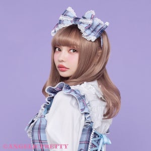 アンジェリックプリティ　タータンチェックDreaming Girlカチューシャ アンジェリックプリティ タータンチェックDreaming Girl
