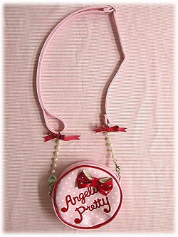 Round Polka Dot Pochette by Angelic Pretty
