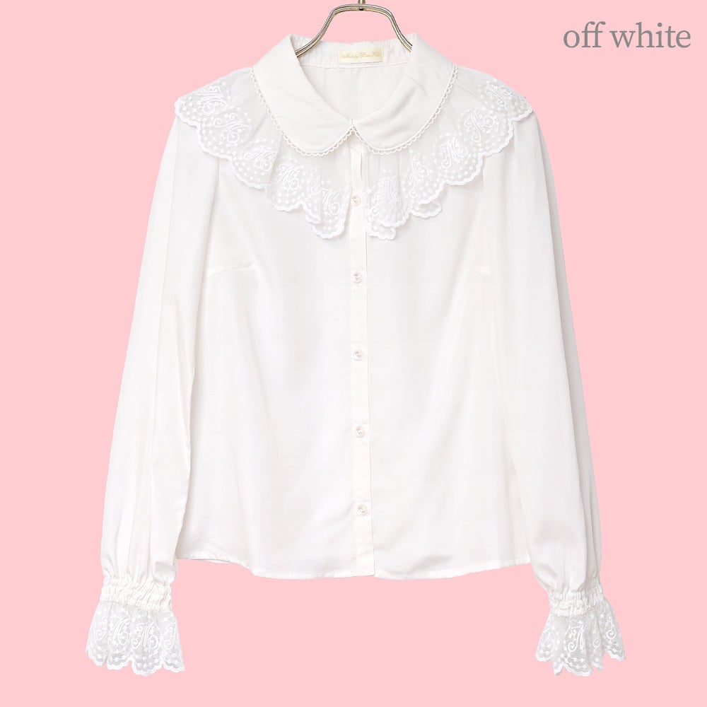 新品！お値下げ中★rosyluce Knit Lace Blouse knit lace blouse – Rosy luce