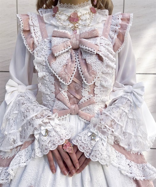 Chalmiere - Brilliant Rose JSK by Axes Femme