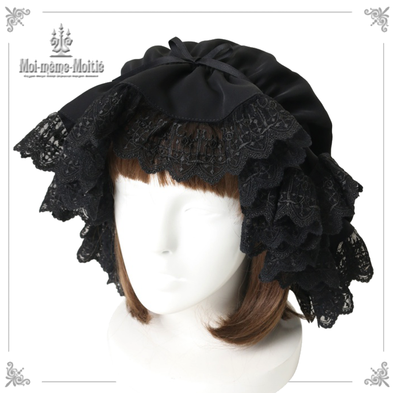 Moi-meme-Moitie クロスアーチレースキャップ Cross Arch Lace Cap (2023) by Moi-même-Moitié