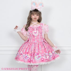 Sweet Candy Bouquet Salopette by Angelic Pretty