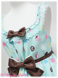 Angelic pretty ポルカドットチョコレートオーバーニー Angelic pretty Angelic pretty ポルカドットチョコレートオーバーニー Angelic pretty