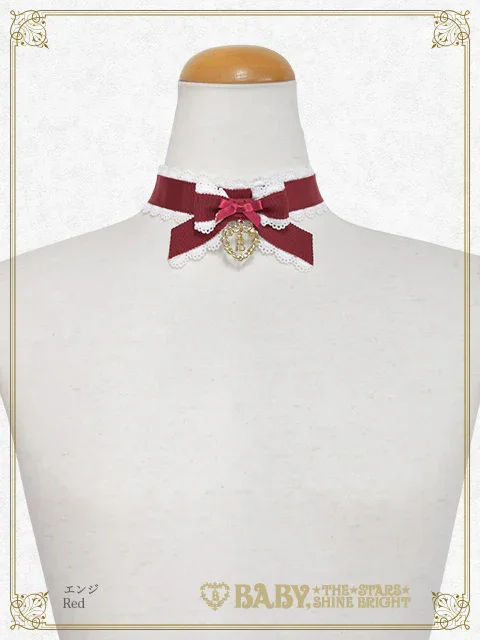 Alice in Sweet Labyrinth Ribbon Choker by Baby, the Stars