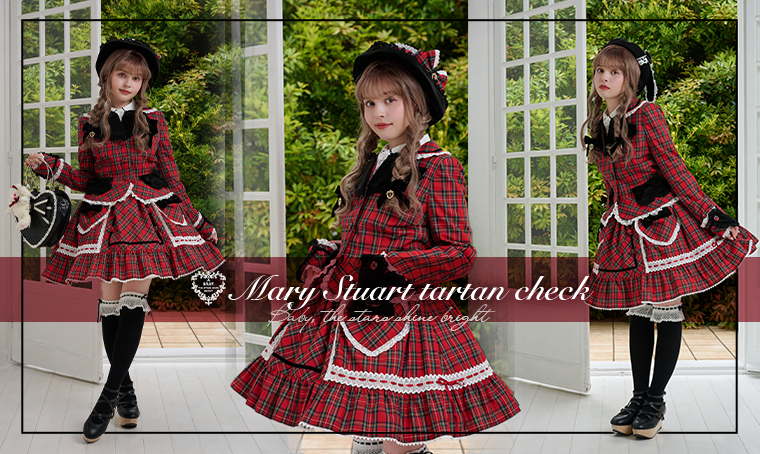 Mary Stuart Tartan Check Jacket by Baby, the Stars Shine Bright