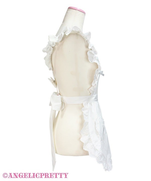 Sentimental Heart Lace Apron by Angelic Pretty