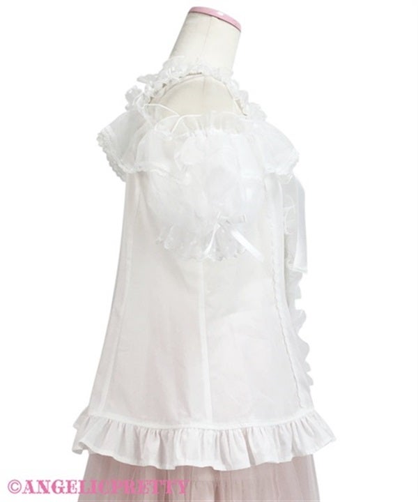 acka tulle off shoulder blouse アクカチュール acka tulle shirring blouse - メルカリ