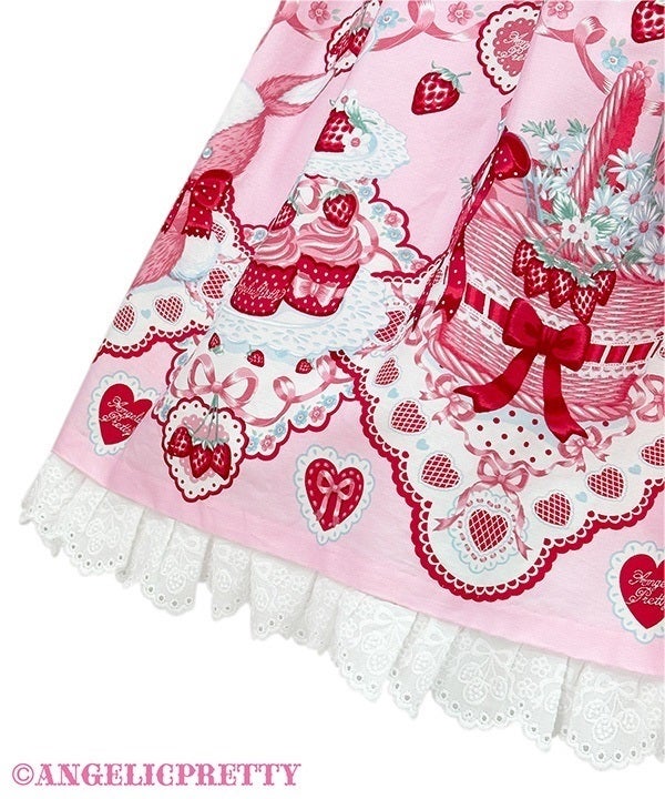 Strawberry Cake Party Scallop JSK by Angelic Pretty