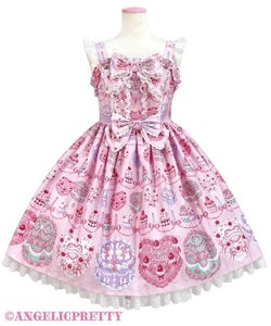 Happy Cakes Ribbon JSK by Angelic Pretty Happy Cakes Ribbon JSK by Angelic Pretty