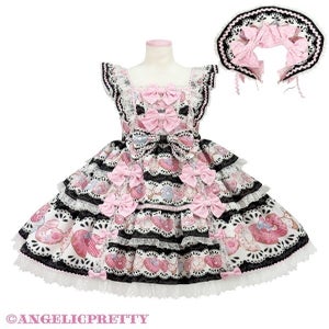 Dreamy Fancy Doughnut Tiered JSK Set by Angelic Pretty