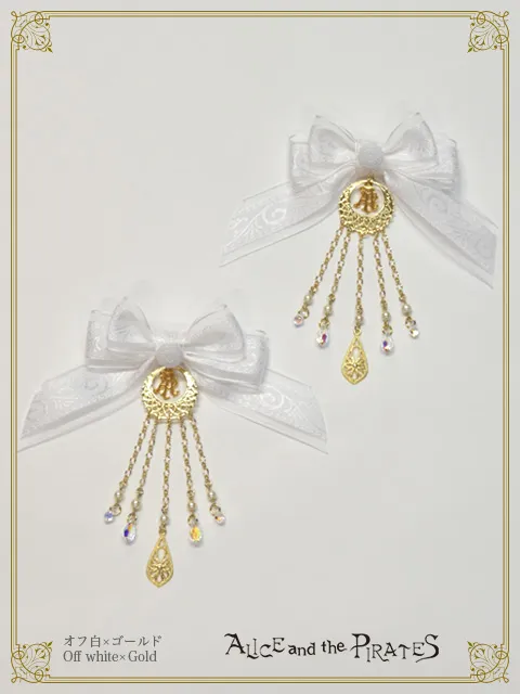 A/P Oriental Chain Ribbon Clip (Harajuku exclusive) by Alice and