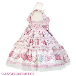 Dreamy Fancy Doughnut Tiered JSK Set by Angelic Pretty