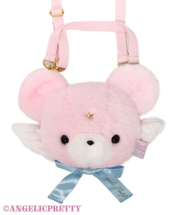 Angelic Pretty Shyness Bear Face ポーチ Angelic Pretty Shyness Bear Face ポーチ