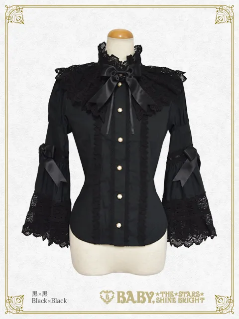 ジプソフィア Crystal Blouse ブラック36 新品 gypsohila Crystal Blouse クリスタルブラウス36 - メルカリ