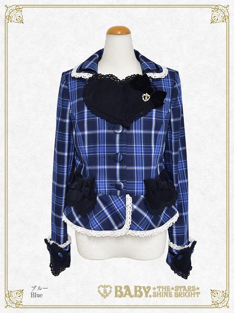 Mary Stuart Tartan Check Jacket by Baby, the Stars Shine Bright