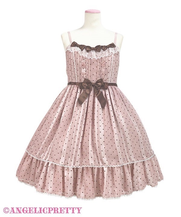 Sweet Dot Chiffon JSK by Angelic Pretty