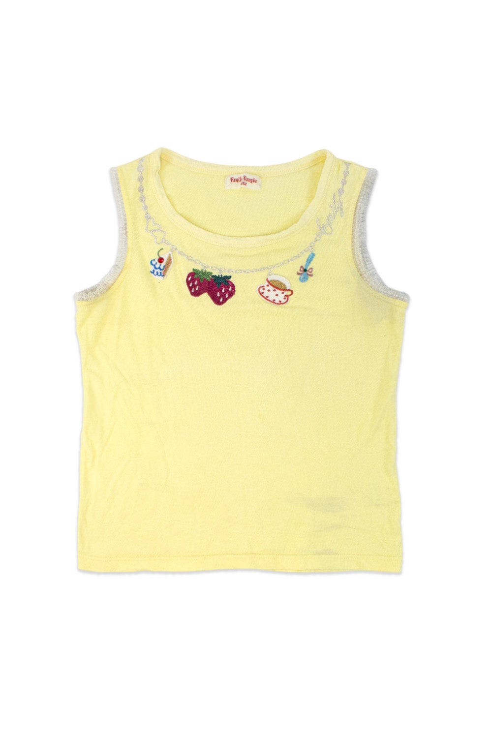 Tea Party Applique Tank Top by Emily Temple Cute