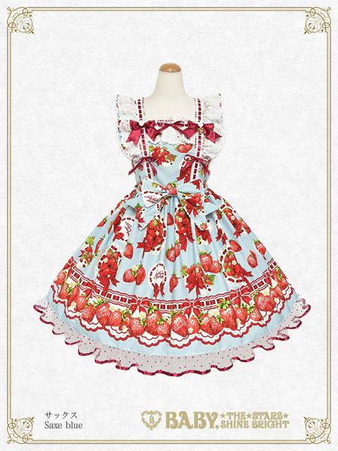 Love's Strawberry Afternoon Tea JSK II by Baby, the Stars Shine Bright