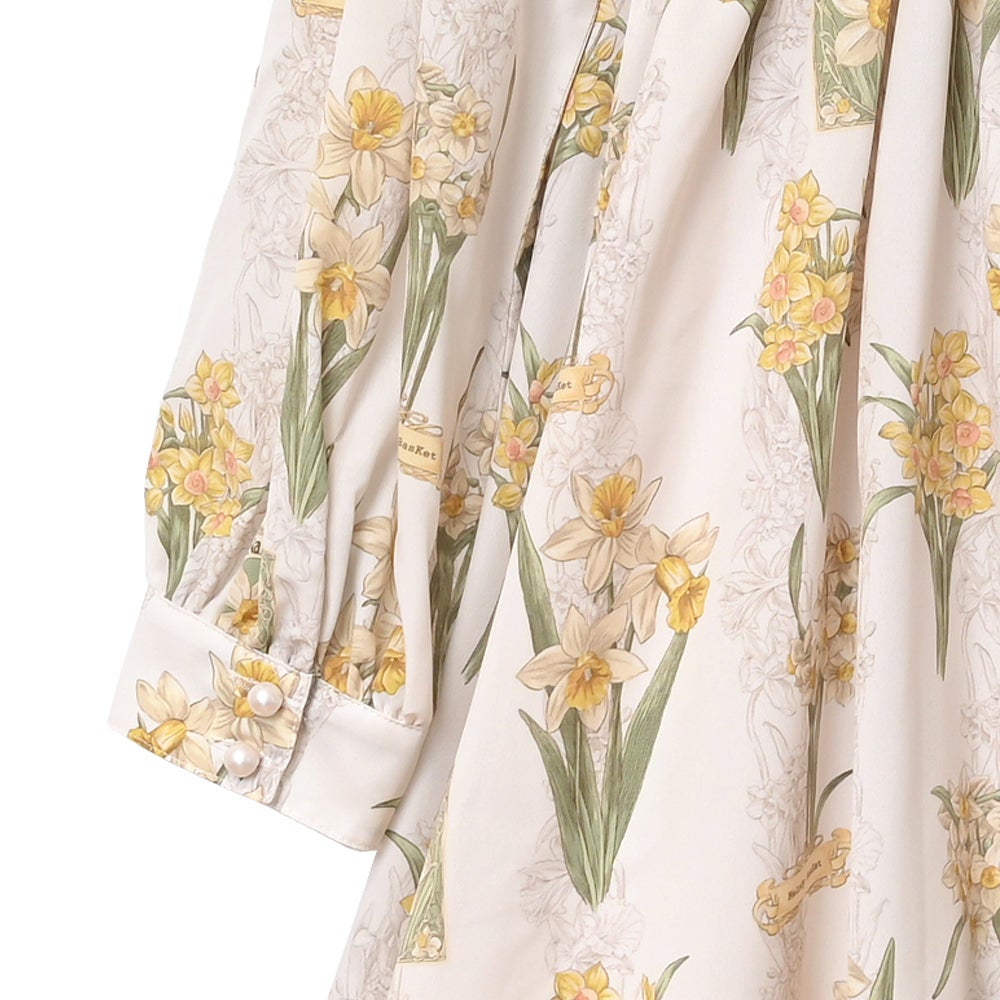 Daffodils Blooming in the Field Flat Collar OP by Melody BasKet