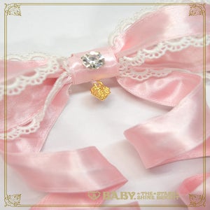 Eternal Ribbon Featheryリボンクリップ ローズピンク Eternal Ribbon Feathery Ribbon Clip by Baby, the Stars Shine