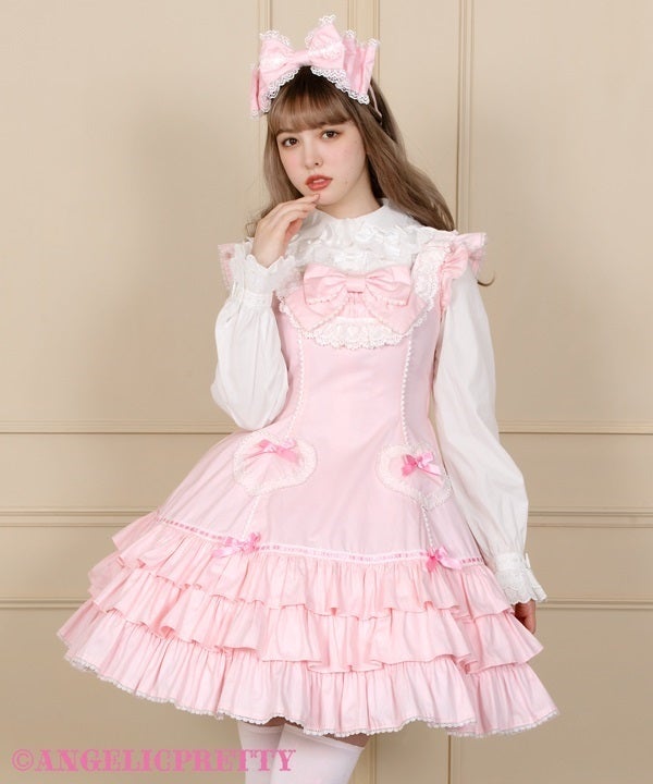 スカート Angelic Pretty PURE HEART SET Pure Heart Set (2020 Lucky Pack) by Angelic Pretty