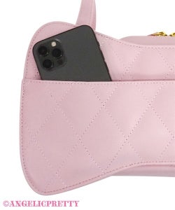 Quilted Gem Ribbon Bag by Angelic Pretty Quilted Gem Ribbon Bag by Angelic Pretty