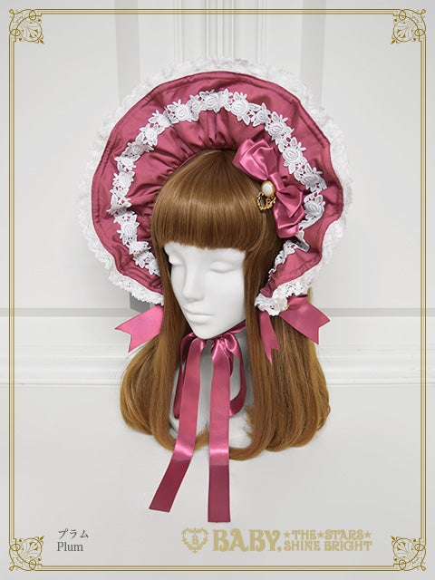 Secret Rose ボンネット ピンク Secret Rose ボンネット ピンク Rose Doll Half Bonnet by Baby