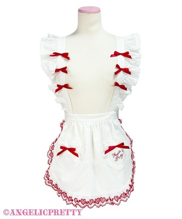Sentimental Heart Lace Apron by Angelic Pretty