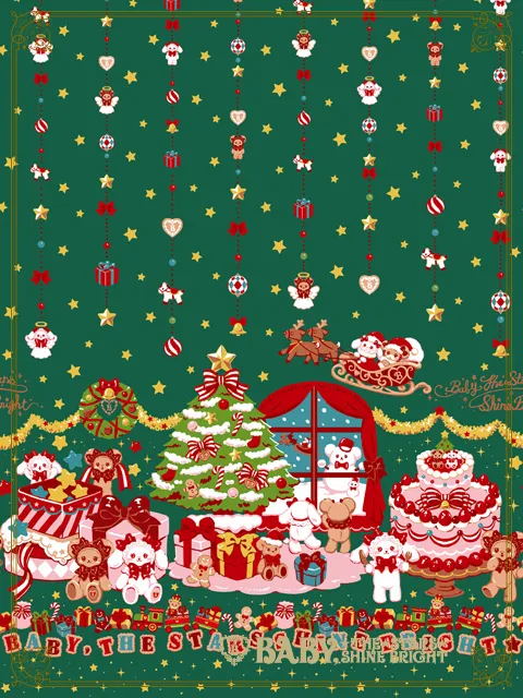 ♡*♡様 BABY くみゃちゃんクリスマス柄JSK BABY本店11周年記念特別企画第2弾♡BABY「くみゃちゃんの