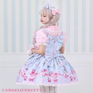 Sweet Candy Bouquet Salopette by Angelic Pretty