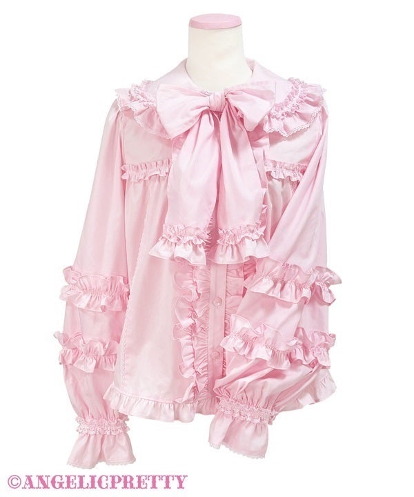Charming Frill Blouse (Solid) (2026) by Angelic Pretty