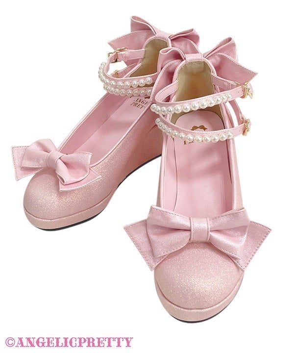 Angelic Pretty 木底Academyシューズ Mサイズ ワイン アカ u-13892-00.jpg?v=1743652723