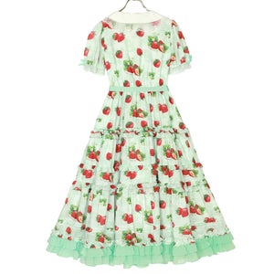 Dear Strawberry Anniversaryドレス エミキュ いちご柄 Dear Strawberry Anniversary OP (Limited Re-Release) by Emily