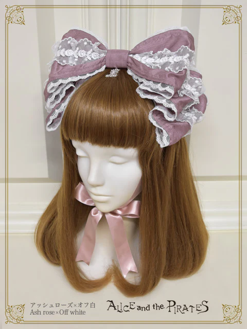 Dolly Ribbon Headdress (2026) (shantung) by Alice and the Pirates