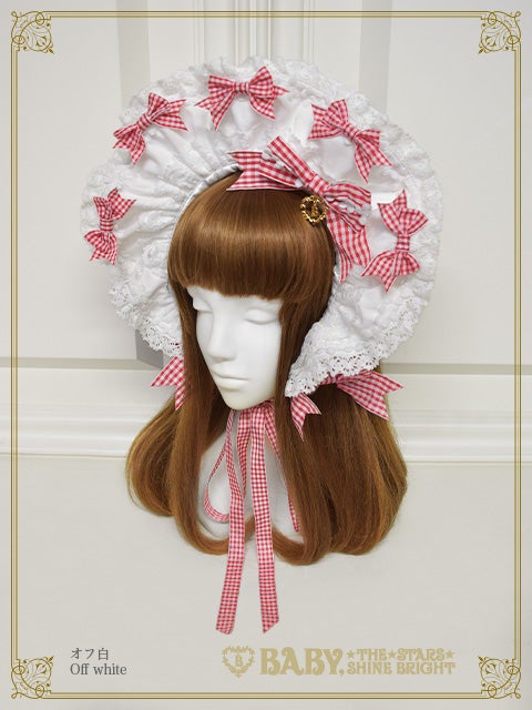 baby ruban de noel カチューシャ　ホワイトピンク Ruban de Noël Neigeドレスカチューシャ オフ白×ピンク - メルカリ